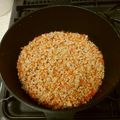 ぷーぴみ's cooksnap of when they made 鶏そぼろ丼★人参玉ねぎ入り☆お弁当にも！.