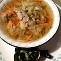 ame-ikuru's cooksnap of when they made 生姜入り☆豚肉と野菜の煮込み塩うどん.