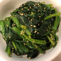 みすけMG8YY4☆'s cooksnap of when they made 簡単ほうれん草の胡麻和え.