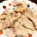 かんきっちゃん's cooksnap of when they made 驚きの柔らかさ！鶏ムネ肉で塩胡椒レモン.