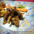inyako's cooksnap of when they made 菊芋の胡麻きんぴら.