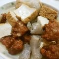 ゆみらんたん's cooksnap of when they made 厚揚げ・こんにゃく・ちぎり天・・煮！.