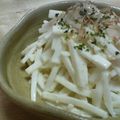 tezco's cooksnap of when they made ホタテの水煮缶で！大根とホタテのサラダ.