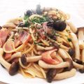 マキティmama⭐'s cooksnap of when they made しめじとベーコンの和風パスタ.