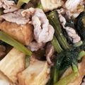 さっちん122's cooksnap of when they made 豚バラと生揚げと小松菜のオイスター炒め.