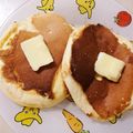 tsuyochan's cooksnap of when they made 簡単☆とろけるスフレパンケーキ.