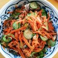 Kaffy10's cooksnap of when they made 人参・キュウリ・鯖缶の簡単和え物.