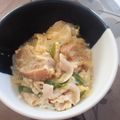 よちりん's cooksnap of when they made ボリューム満点☆麩と肉の卵とじ丼♪.