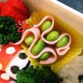 ゆきみだいふく732's cooksnap of when they made ハム枝豆ピック☆ お弁当簡単おかず.