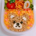 ほーーー。's cooksnap of when they made そぼろ弁当（キャラ弁）.