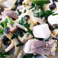 ♡こもれび♡'s cooksnap of when they made 豚肉と豆腐のふんわり卵とじ.