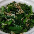 まぁ907's cooksnap of when they made 混ぜるだけ！干し桜エビと菜の花のお浸し.