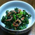 mamaさん1221's cooksnap of when they made 大根の葉レシピ人気1位大根葉桜えび炒め。.