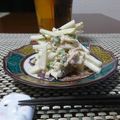 ダイナマイト漆黒's cooksnap of when they made うどのツナマヨ大葉和え.