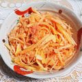 はるneko's cooksnap of when they made お弁当にレンジで楽うま♪人参のたらこ和え.