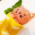 ピヨクック☆'s cooksnap of when they made 寝冷えネコオムライス ☆ふとん.