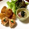みまどまり's cooksnap of when they made スモークサーモンのシソ香るチーズフライ♪.