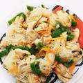 きょうりゅう's cooksnap of when they made 簡単　鶏もも ピーマン しらたき炒め.