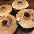 静香御前's cooksnap of when they made さくら米粉シフォンケーキ.