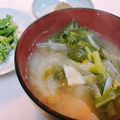 suzunin23's cooksnap of when they made ふきのとう味噌で・菜の花のみそ汁.