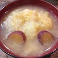 Hanachan13's cooksnap of when they made 我が家のお味噌汁＊白菜とさつまいも＊.