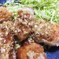 ぴにゃにゃ's cooksnap of when they made 新玉ねぎのサラダ油淋鶏（ユーリンチー）.