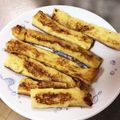 〜ママ〜's cooksnap of when they made パンの耳でフレンチトースト☆.