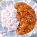 ♥︎龍龍♥︎'s cooksnap of when they made 夏休みに！時短☆豚こまカレー.