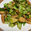 クックP52PBR☆'s cooksnap of when they made 油揚げと春キャベツの炒め物.