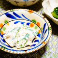 makichihua's cooksnap of when they made おくらの洋風白和え.