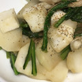 yummy?'s cooksnap of when they made シンプル♬かぶと舞茸とはんぺん炒め.