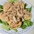 anpanda's cooksnap of when they made 大根消費【大根ステーキ（キノコ＆柚子胡椒.