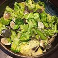 にゃろにゃろめ's cooksnap of when they made 電子レンジではまぐりとキャベツの酒蒸し.