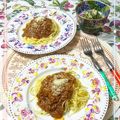 sakuraロゼット's cooksnap of when they made ミートソースパスタ♪.
