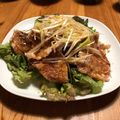 クックVHAW9K☆'s cooksnap of when they made 豚ロース薄切り竜田揚げの白髪ネギサンド.