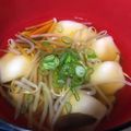 よっちゃんのヨメ's cooksnap of when they made 水餃子の中華風スープ.