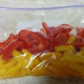 キラりん☆ミ's cooksnap of when they made これ便利！パプリカは冷凍保存！.