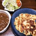 BRGYP5's cooksnap of when they made 糖質制限カレー用！小麦粉不使用おからナン.