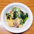 ☆魔矢☆'s cooksnap of when they made 小松菜と豚肉の卵とじ.
