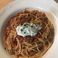 Yokchina's cooksnap of when they made 基本のパスタ☆お野菜のラグーソース.