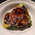 よよよ36's cooksnap of when they made 小松菜たっぷりお好み焼き.