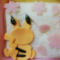 へにょっち's cooksnap of when they made ピカチュウの後ろ姿☆キャラ弁.
