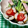 にきけん's cooksnap of when they made お弁当のワンポイントに♪ちくわでお花.