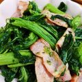 yknobi's cooksnap of when they made 菜の花とウインナーのにんにく炒め.