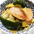 なびろめ's cooksnap of when they made ✿新きゃべつ＆ソーセージのオイマヨ炒め✿.