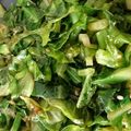 かめのたろう's cooksnap of when they made 捨てないよ【キャベツ外葉&大根の葉炒め】.
