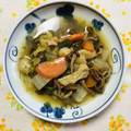 チェックのミニくま's cooksnap of when they made 白菜となめこ・うす揚げのとろぉ～ん煮♪.