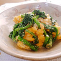 umi☆neco's cooksnap of when they made 菜の花とたまごのごまマヨサラダ。.