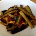 白いドラえもん's cooksnap of when they made なす・トマト・ミンチのケチャップ炒め♪.