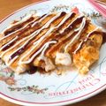 ROCKY1126's cooksnap of when they made お餅でお好み焼き風＋納豆.